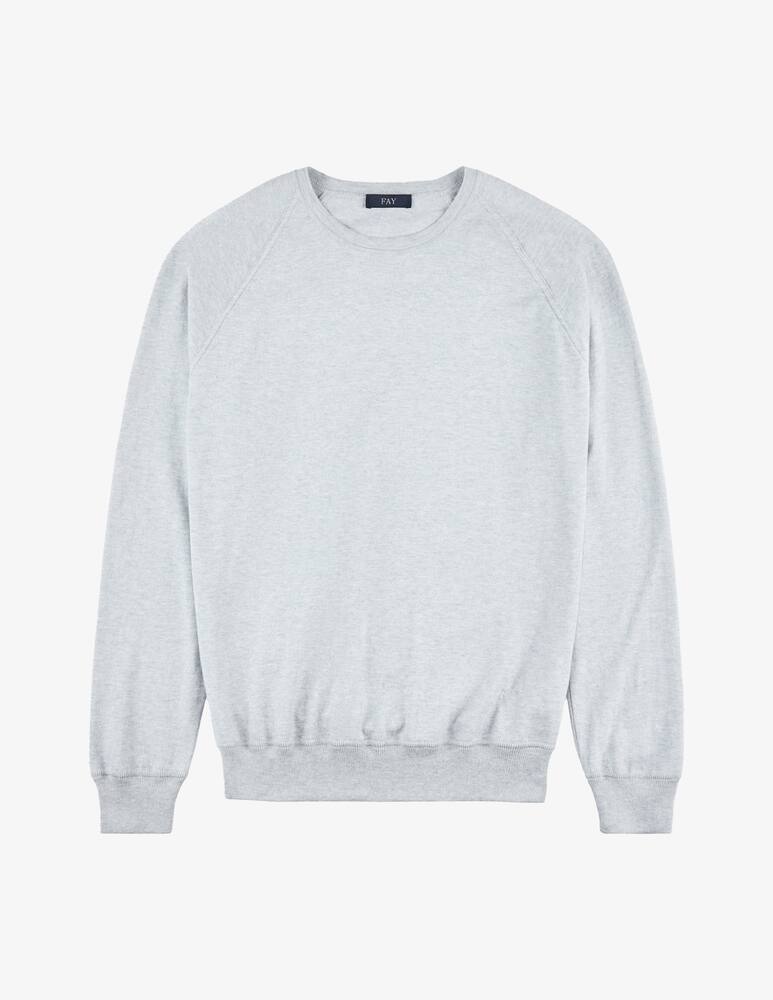 rinascente Fay Pull Girocollo in Cotone e Cashmere