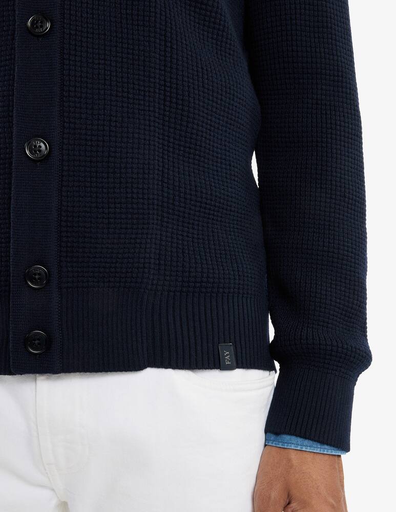 rinascente Fay Double Front Cardigan in Wool