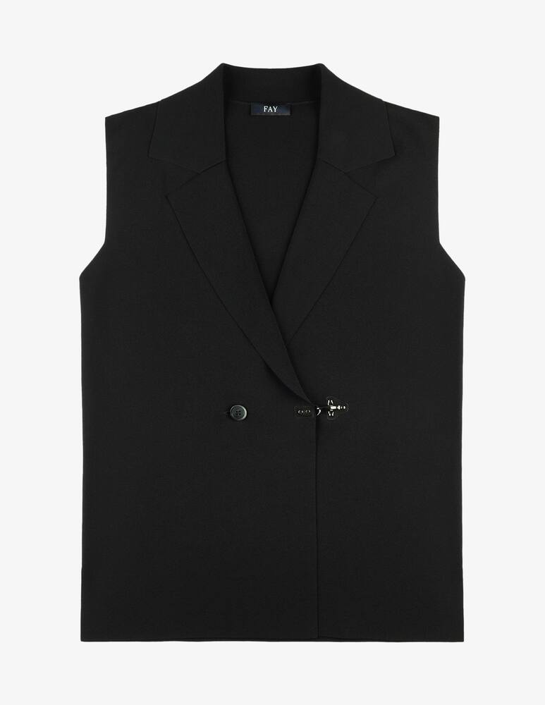 rinascente Fay Gilet in Maglia di Viscosa Tecnica
