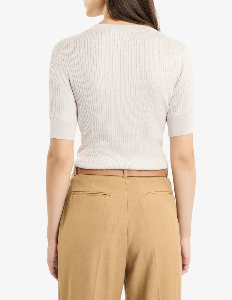 rinascente Fay Round-neck Sweater in Silk and Cotton