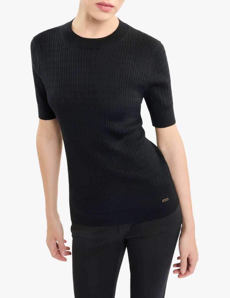 rinascente Fay Round-neck Sweater in Silk and Cotton