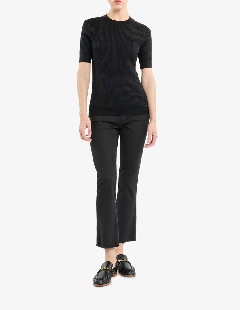 rinascente Fay Round-neck Sweater in Silk and Cotton