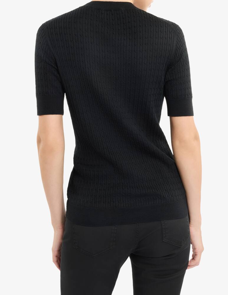 rinascente Fay Round-neck Sweater in Silk and Cotton