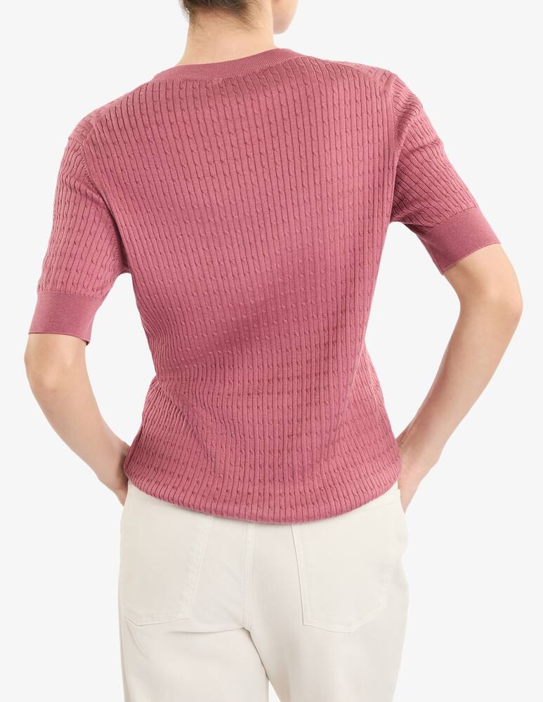 rinascente Fay Round-neck Sweater in Silk and Cotton
