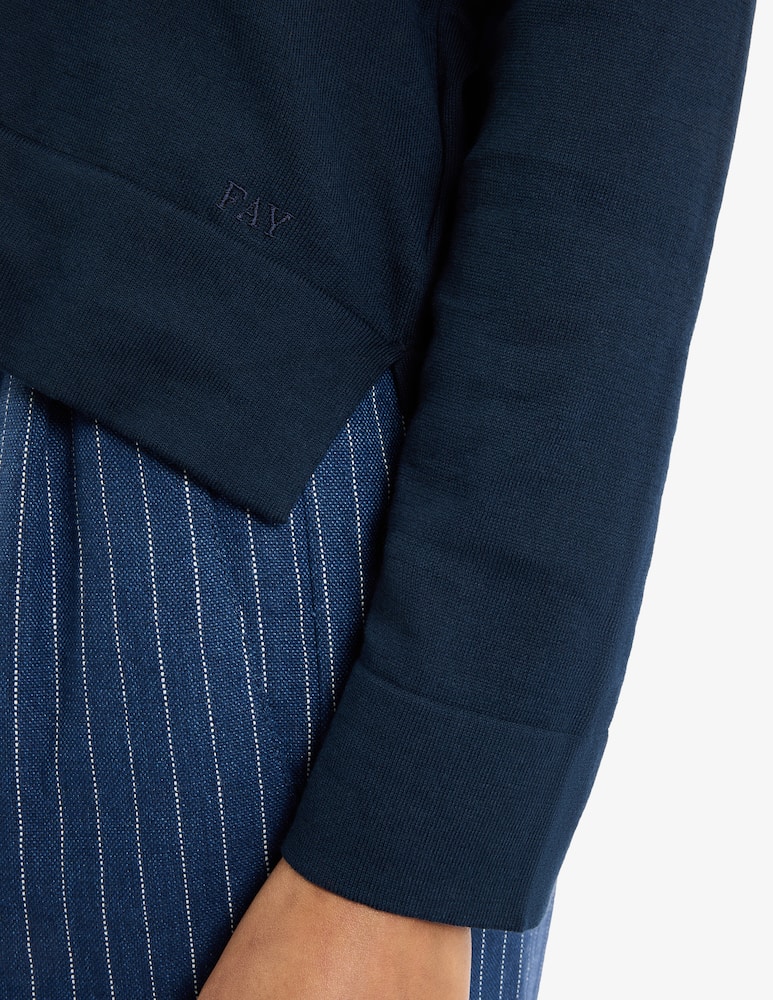 rinascente Fay V-neck Jumper in Cotton