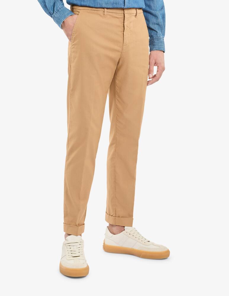Fay Pantaloni Slim in Canneté di Cotone Stretch - immagine 1 Fay Pantaloni Slim in Canneté di Cotone Stretch - immagine 1