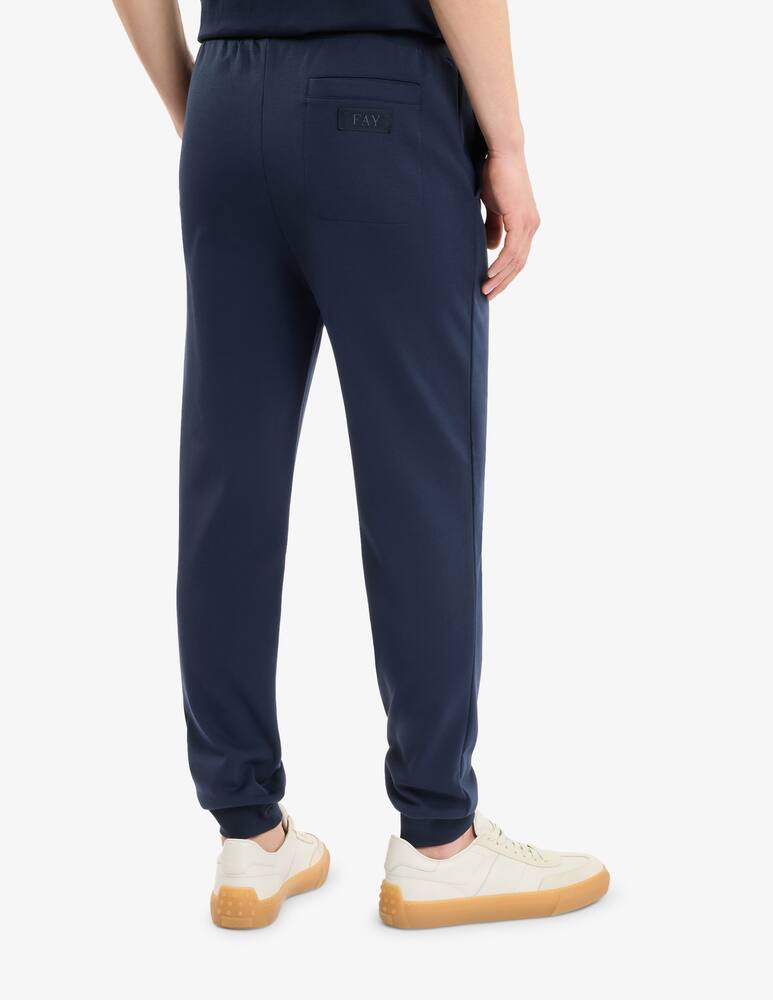rinascente Fay Jogger Trousers in Cotton Fleece