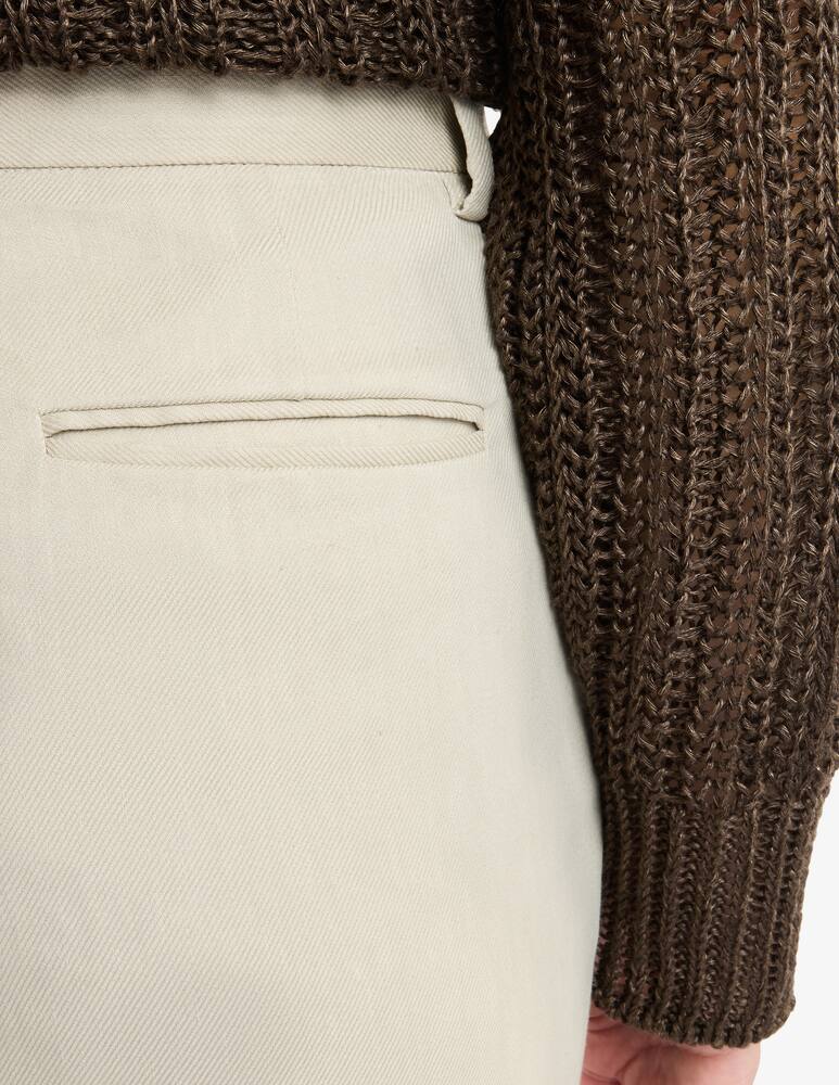 rinascente Fay Pantaloni Regular in Viscosa e Lino Stretch