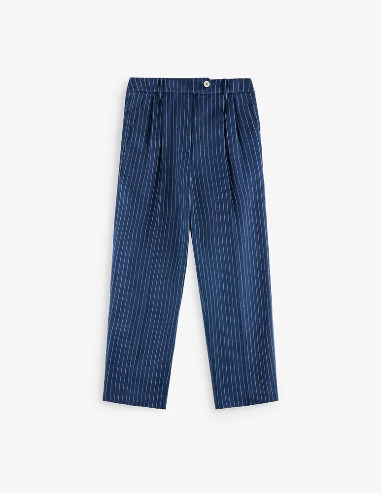 rinascente Fay Regular Trousers in Cotton and Linen