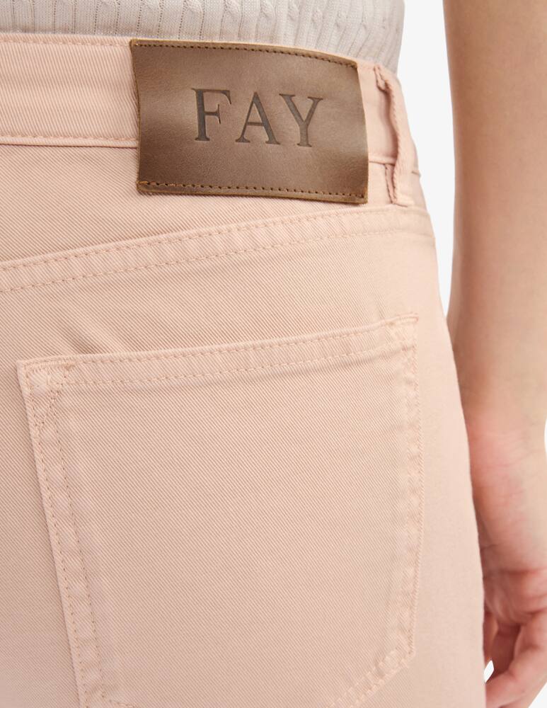 Fay 5 Pocket Trousers in Stretch Cotton - picture 4