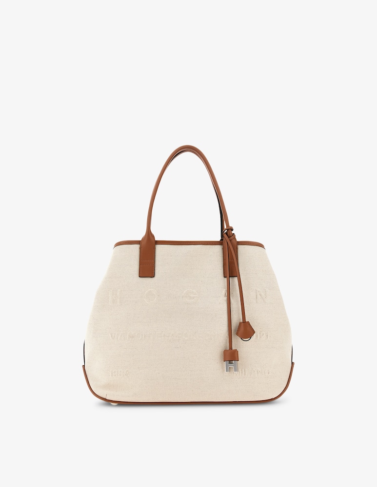 rinascente Hogan Script tote M bag