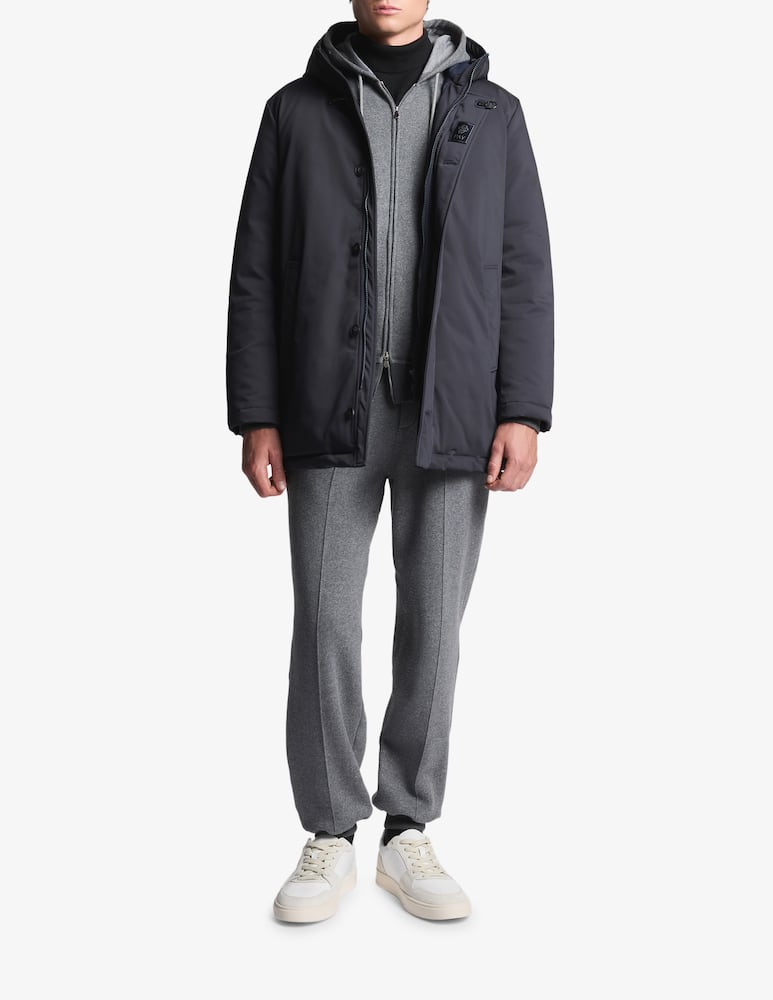 rinascente Fay Giacca Caban in Gabardine Imbottito in Piuma