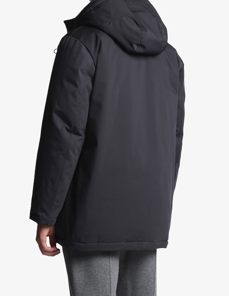 rinascente Fay Giacca Caban in Gabardine Imbottito in Piuma