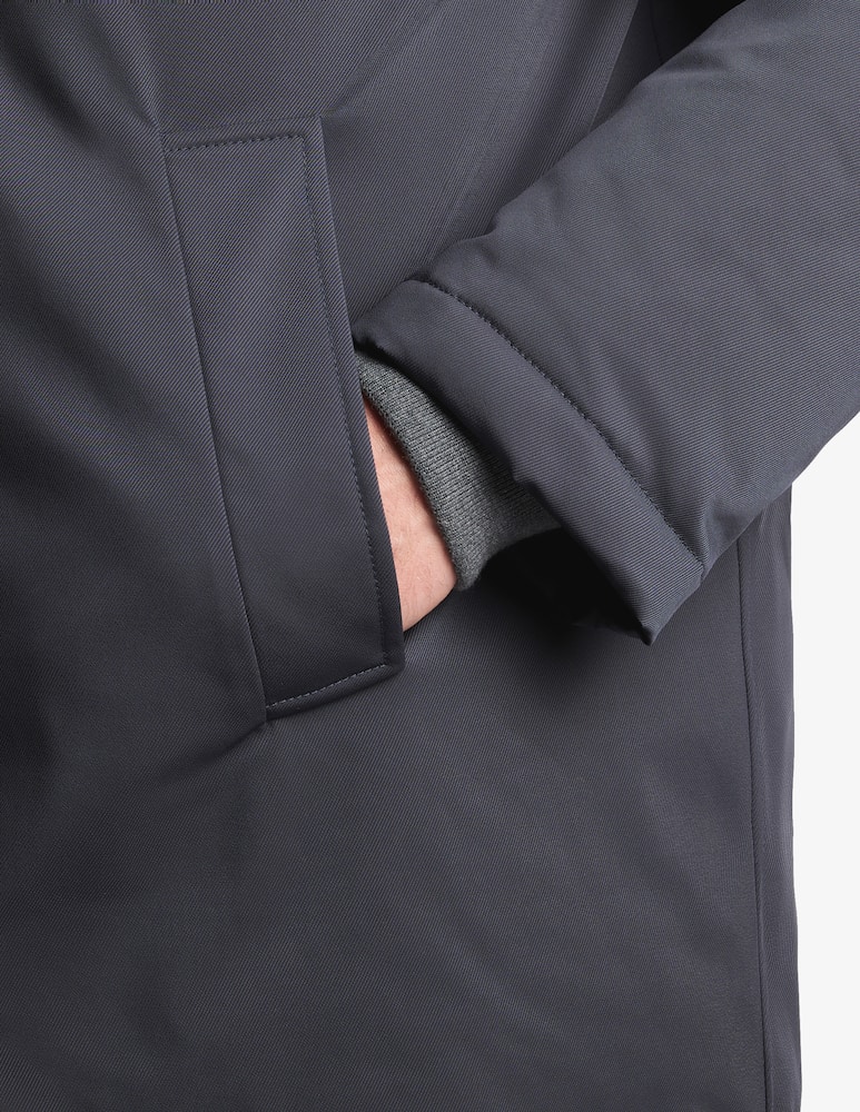 rinascente Fay Giacca Caban in Gabardine Imbottito in Piuma