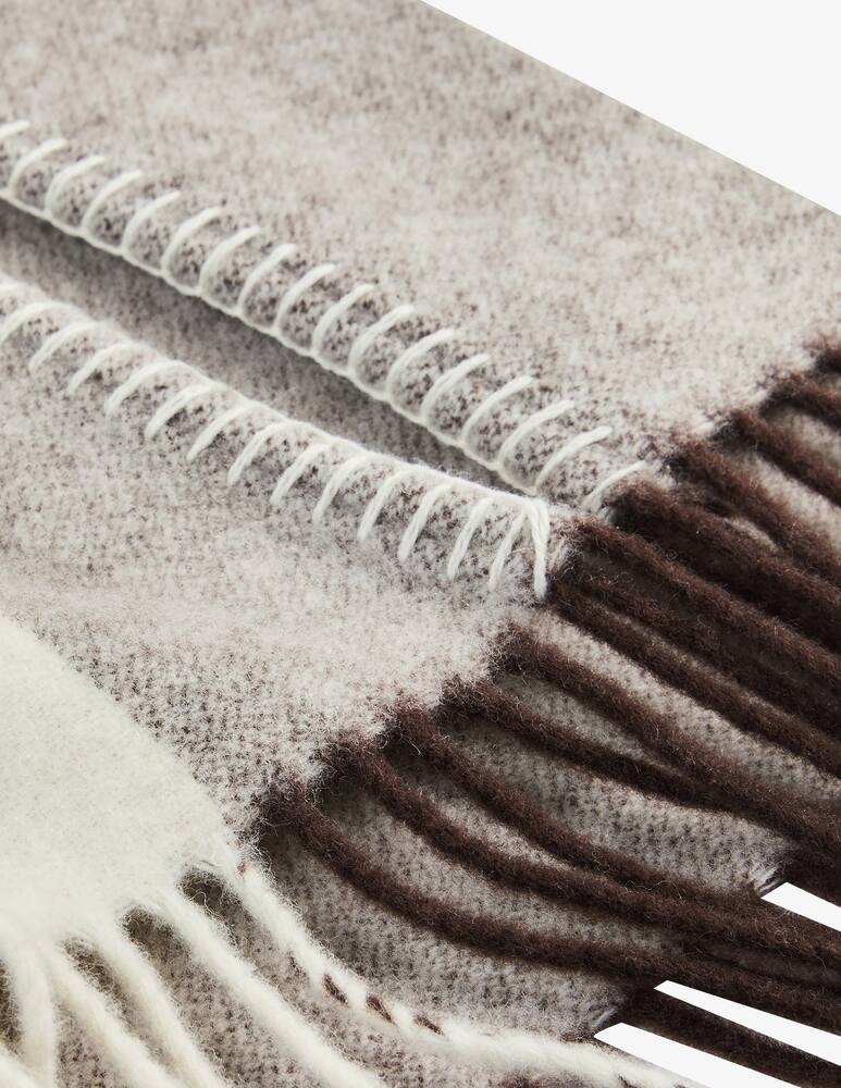 rinascente Fay Poncho in Wool with Hook