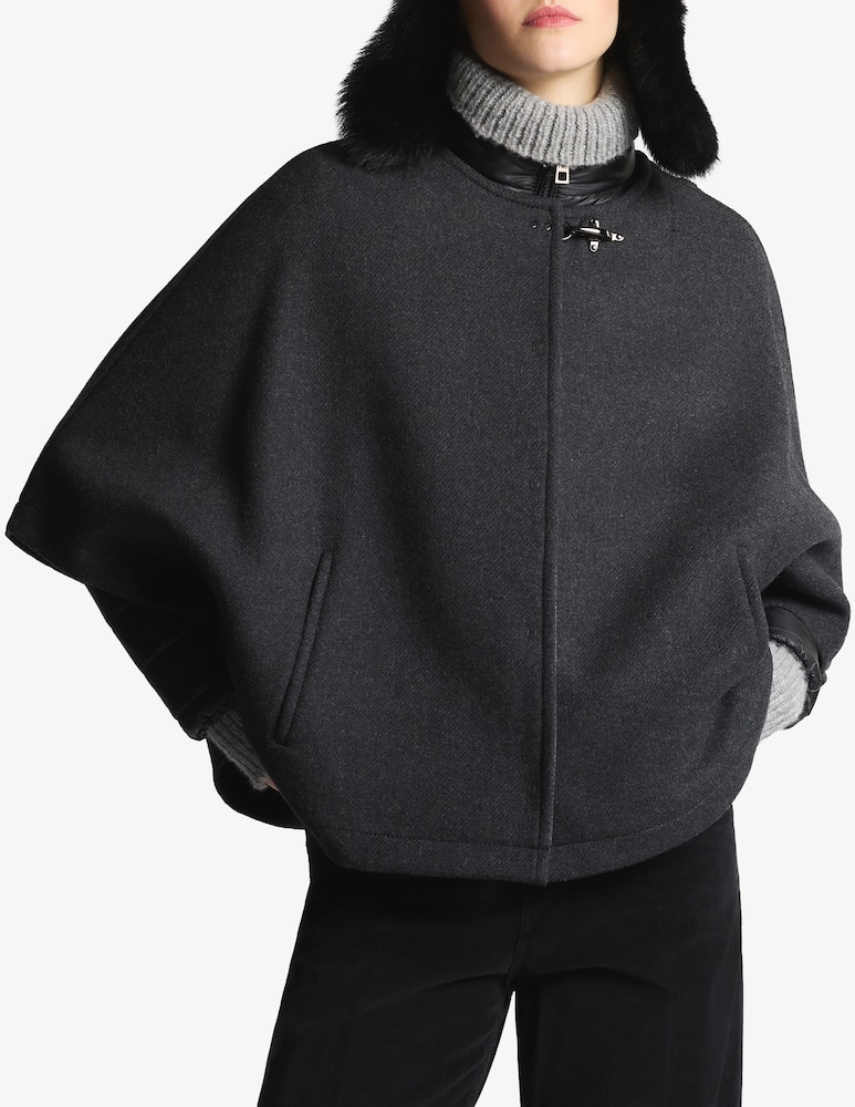 rinascente Fay Cape with buckle closure