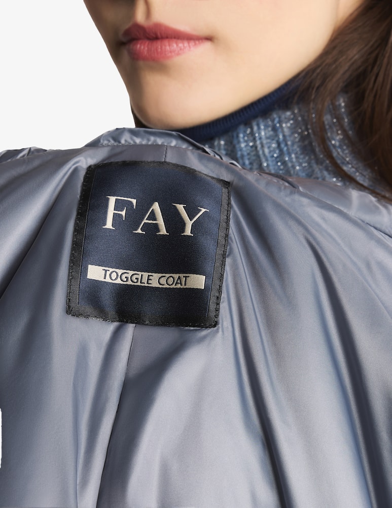 rinascente Fay Toggle Coat in Wool Fabric