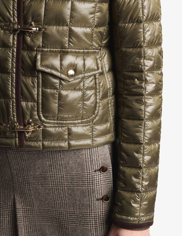 rinascente Fay 3 Ganci in Check Technical Fabric