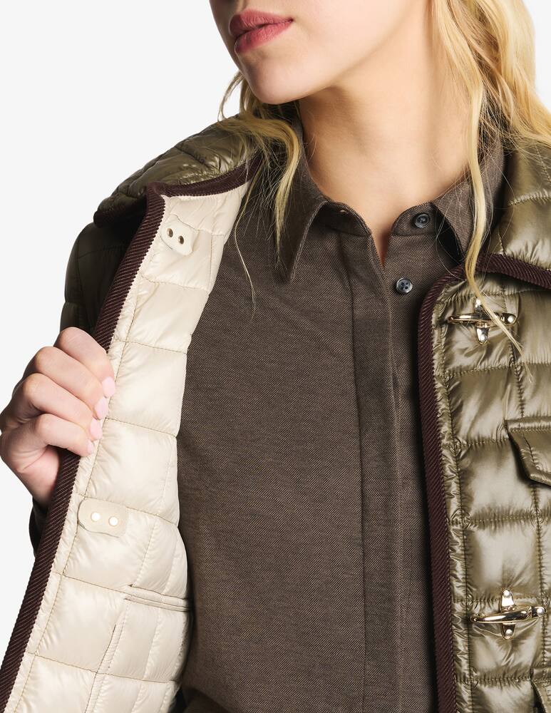 rinascente Fay 3 Ganci in Check Technical Fabric