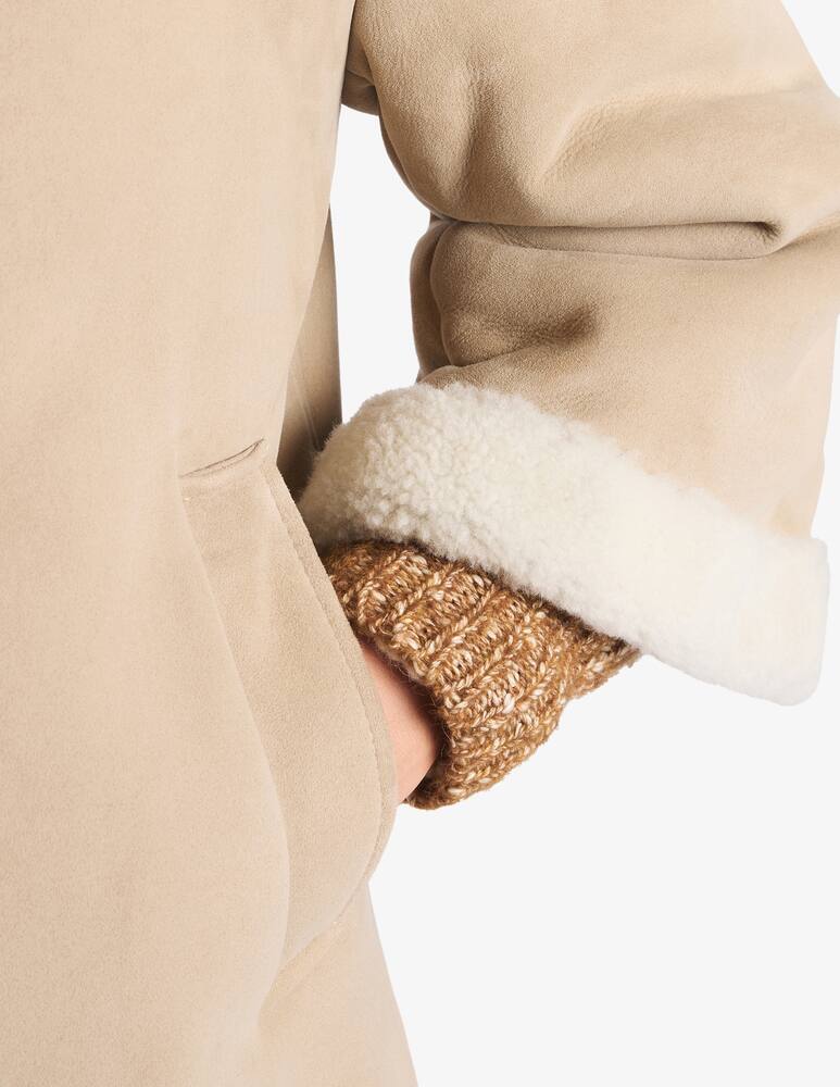 rinascente Fay Giacca shearling con cappuccio