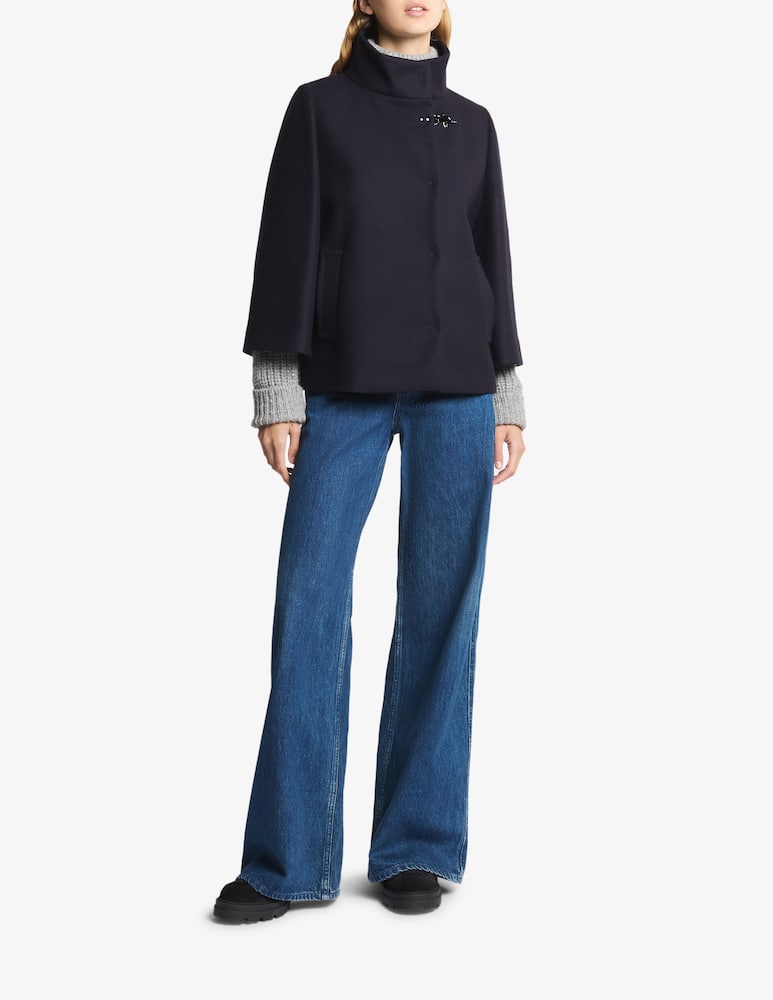 rinascente Fay Cape in Wool Fabric