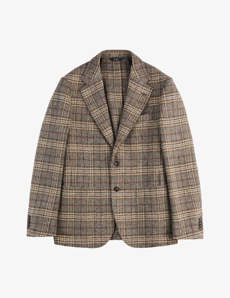 Fay Overcheck wool jacket - picture 6 Fay Overcheck wool jacket - picture 6