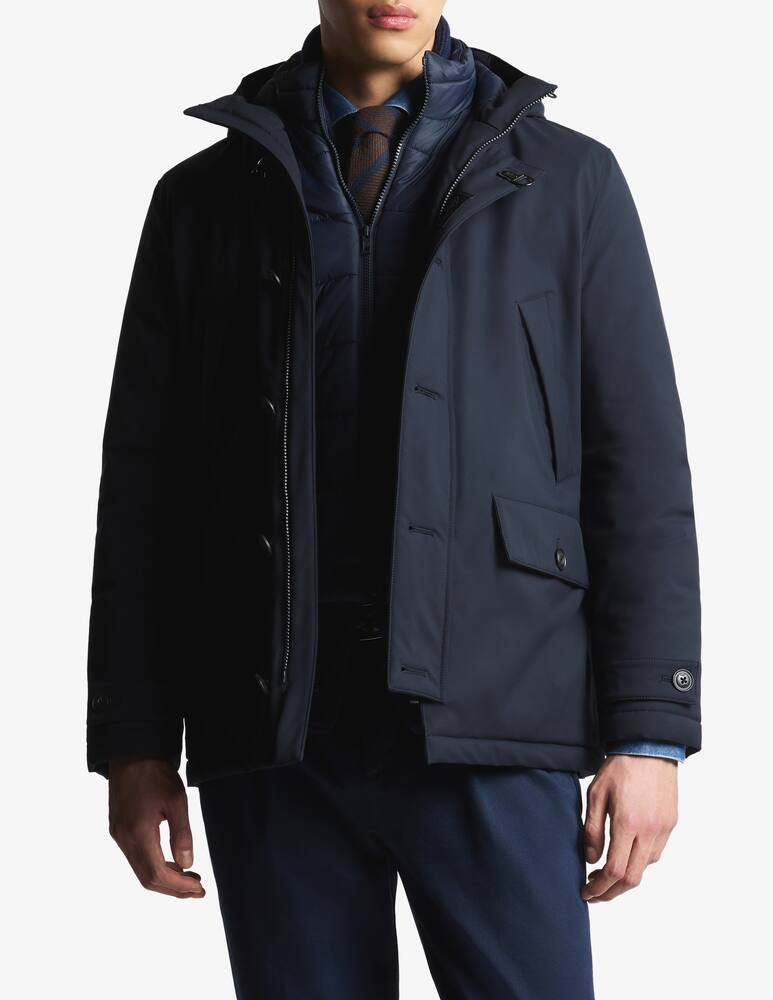 Fay Short gabardine parka - picture 1 Fay Short gabardine parka - picture 1