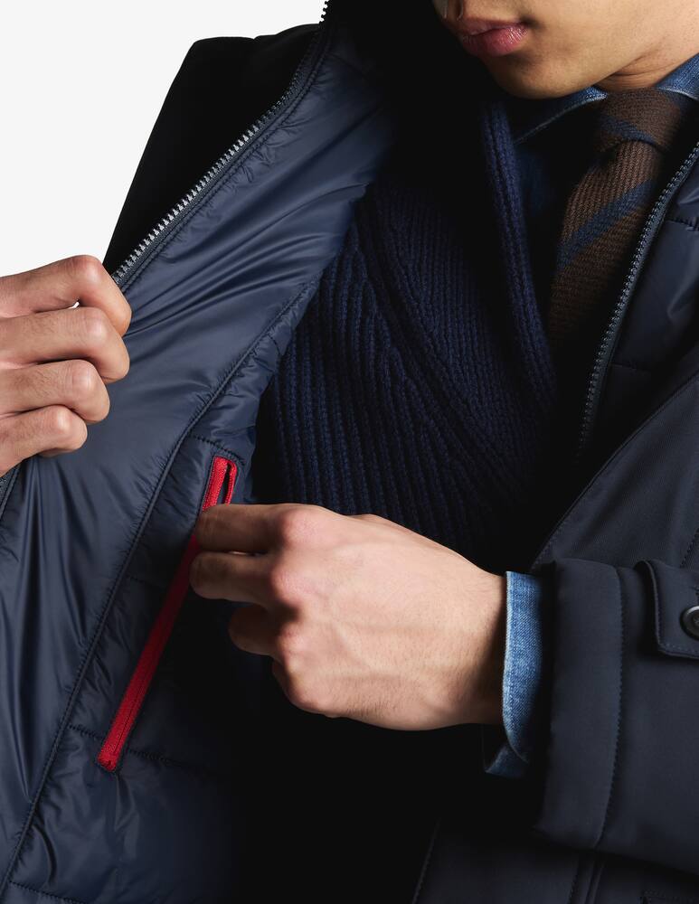 Fay Short gabardine parka - picture 5 Fay Short gabardine parka - picture 5
