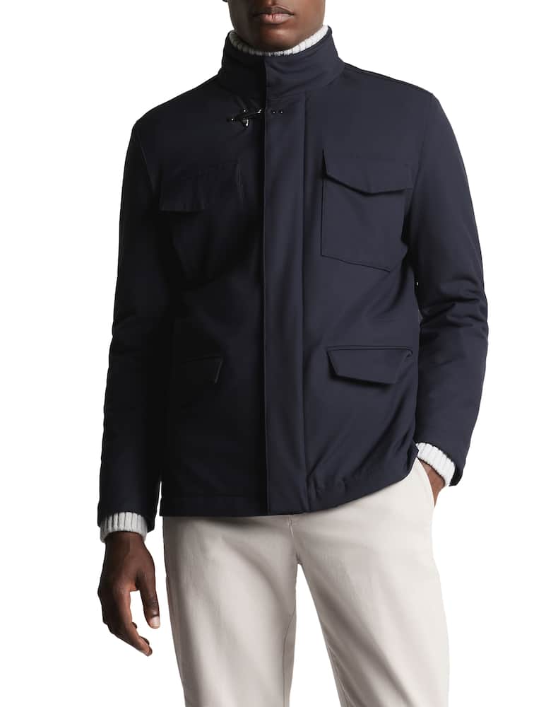 rinascente Fay Giacca field in jersey stretch