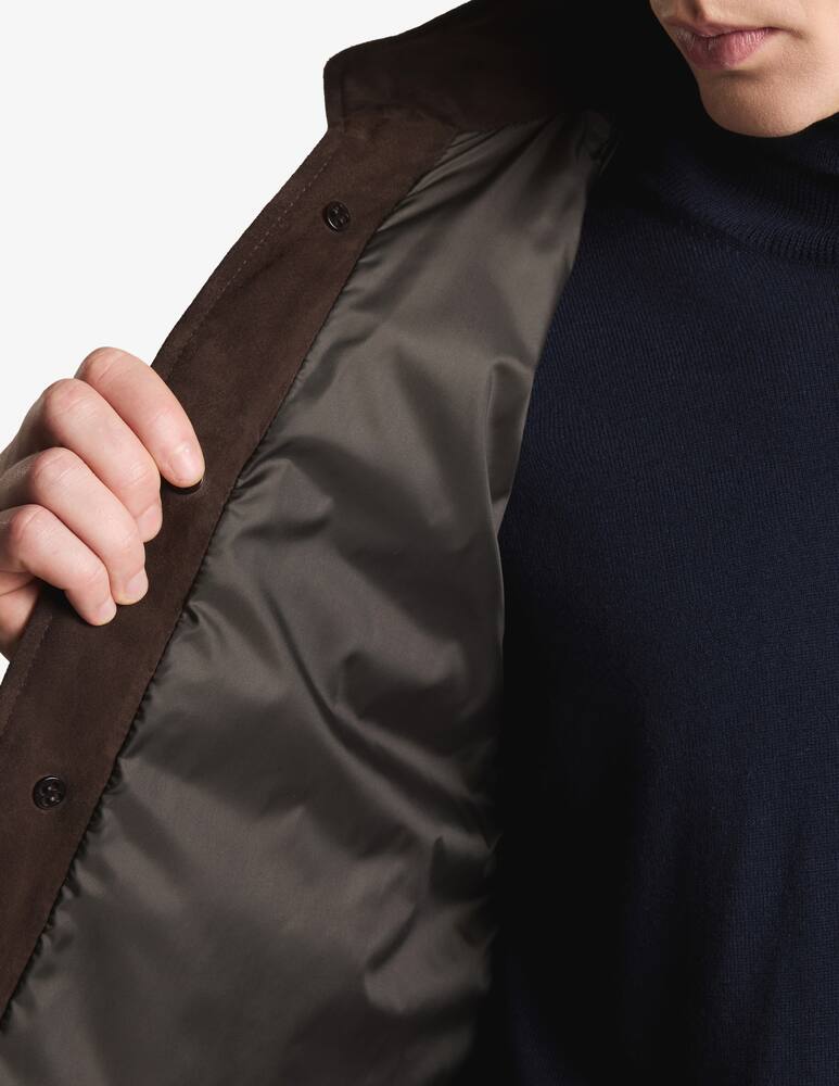 rinascente Fay Quilted gilet suede