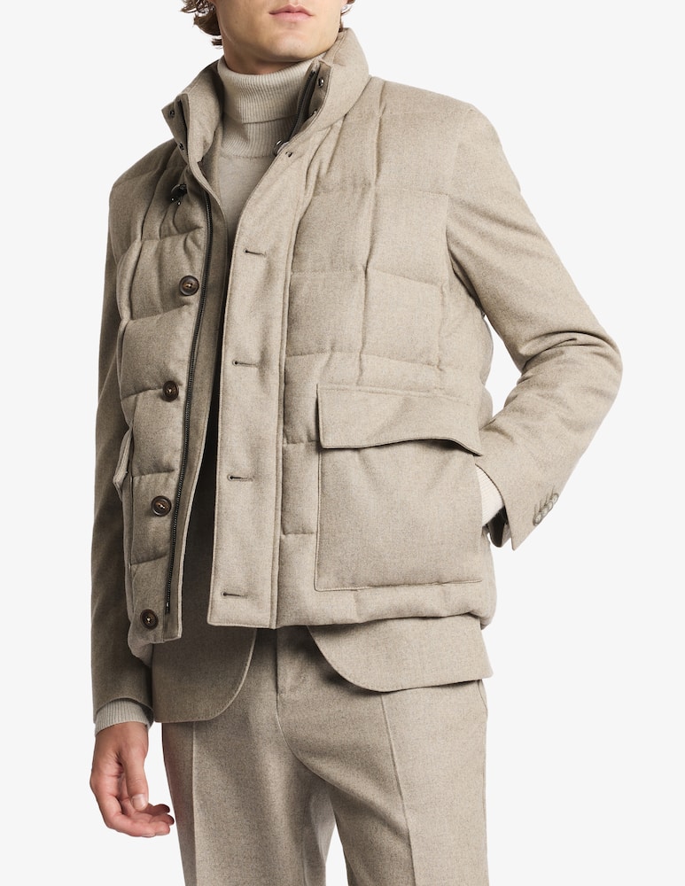 rinascente Fay Gilet in flanella cardata