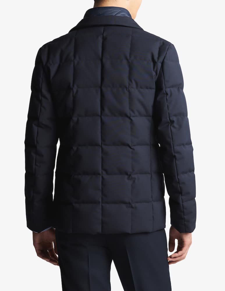 rinascente Fay Piumino Corto Double Front in Canvas Mélange