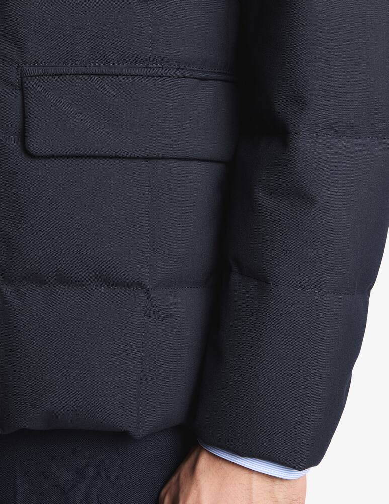 rinascente Fay Piumino Corto Double Front in Canvas Mélange