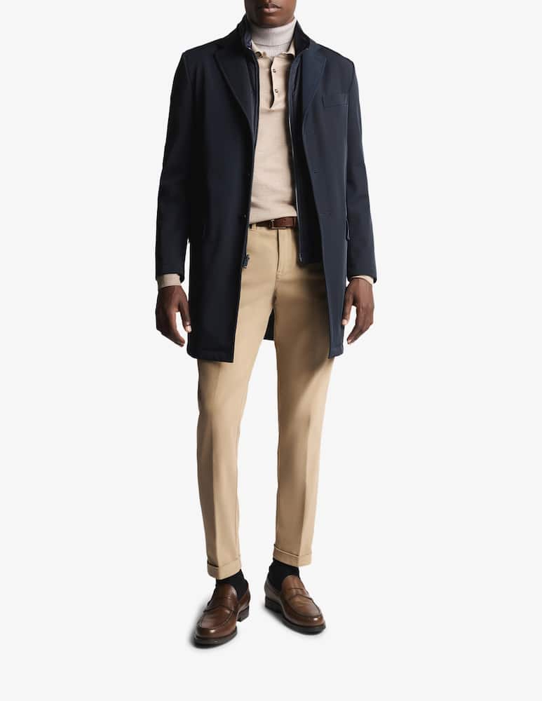 Fay Double coat stretch gabardine - picture 2 Fay Double coat stretch gabardine - picture 2