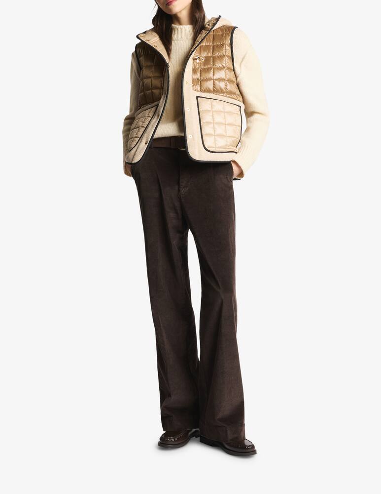 rinascente Fay Gilet in Tessuto Tecnico a Quadri