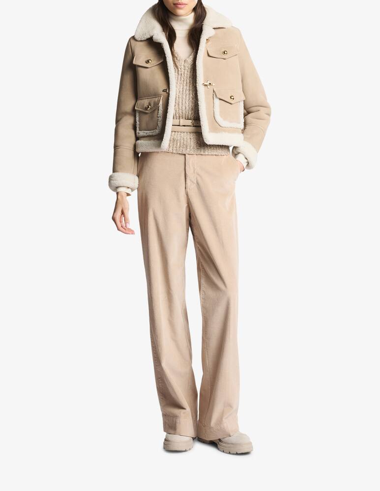 rinascente Fay Giacca shearling corta 2 ganci