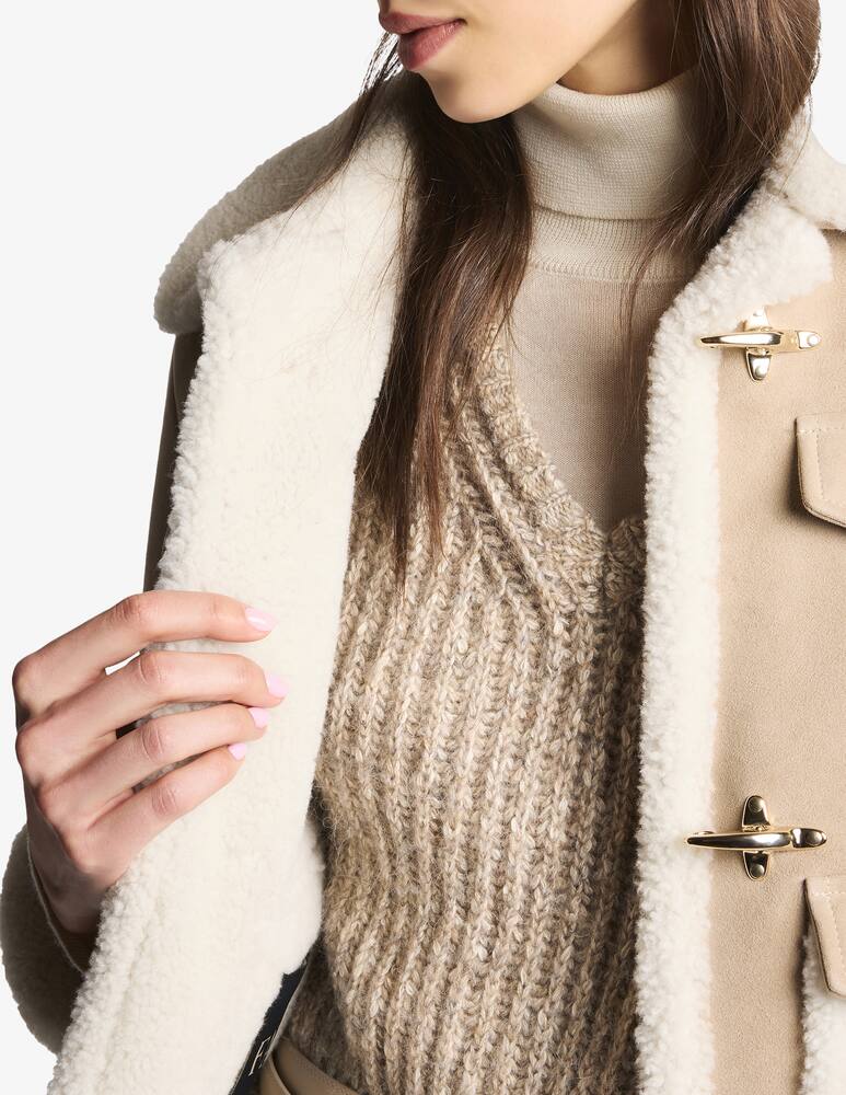 rinascente Fay Giacca shearling corta 2 ganci