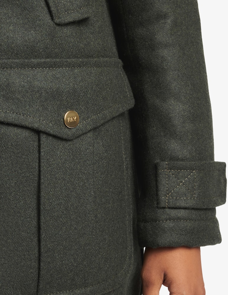 Fay Parka in lana e cashmere - immagine 6 Fay Parka in lana e cashmere - immagine 6
