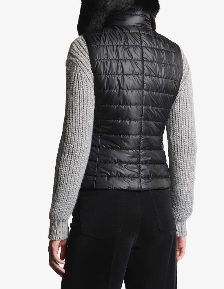 Fay Gilet in Quilted Technical Fabric - picture 3 Fay Gilet in Quilted Technical Fabric - picture 3