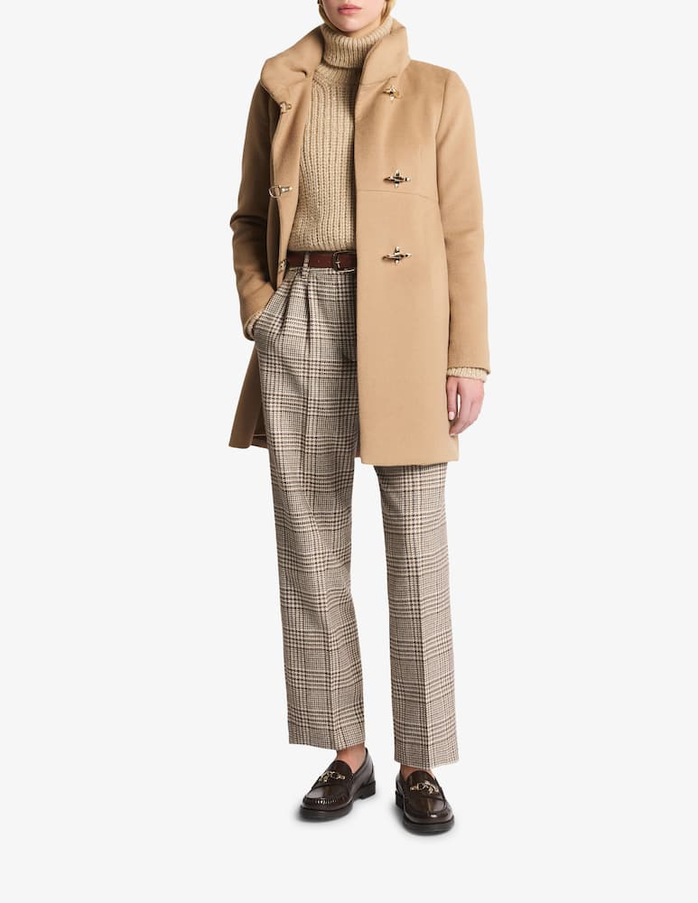 rinascente Fay Romantic Coat in Drap di Cammello