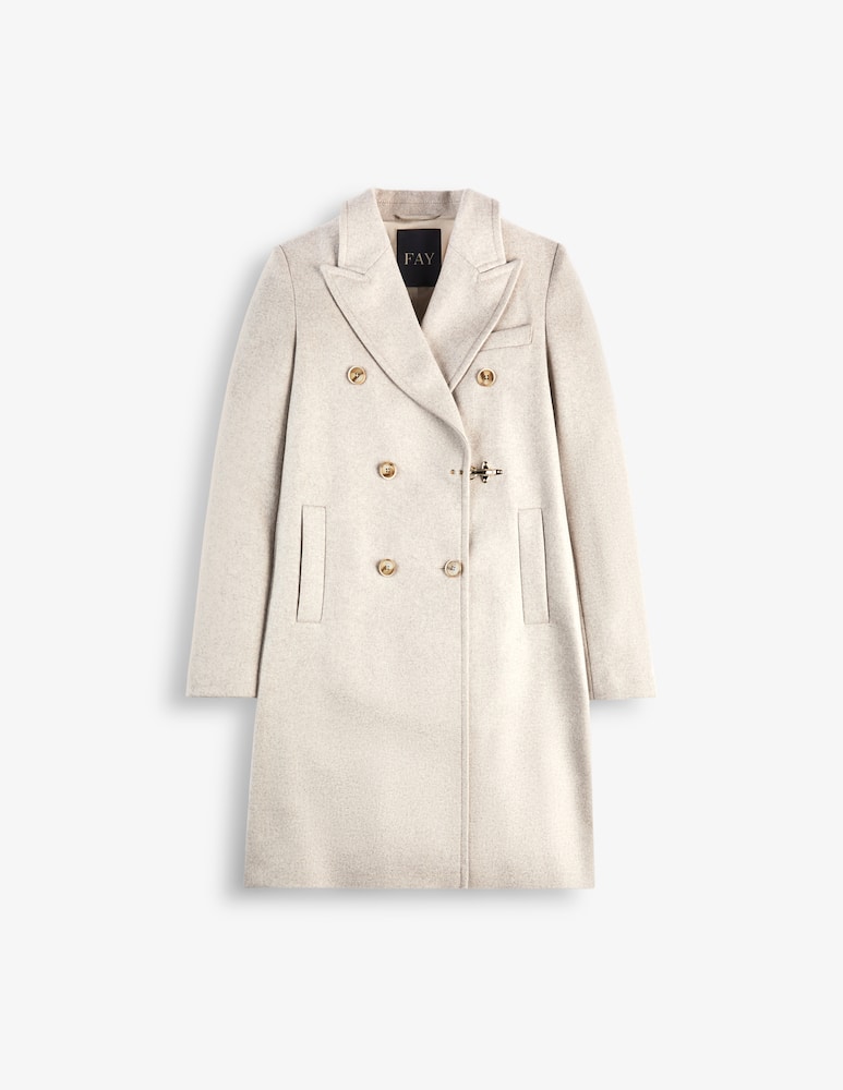 rinascente Fay Cappotto in Panno di Lana e Cashmere