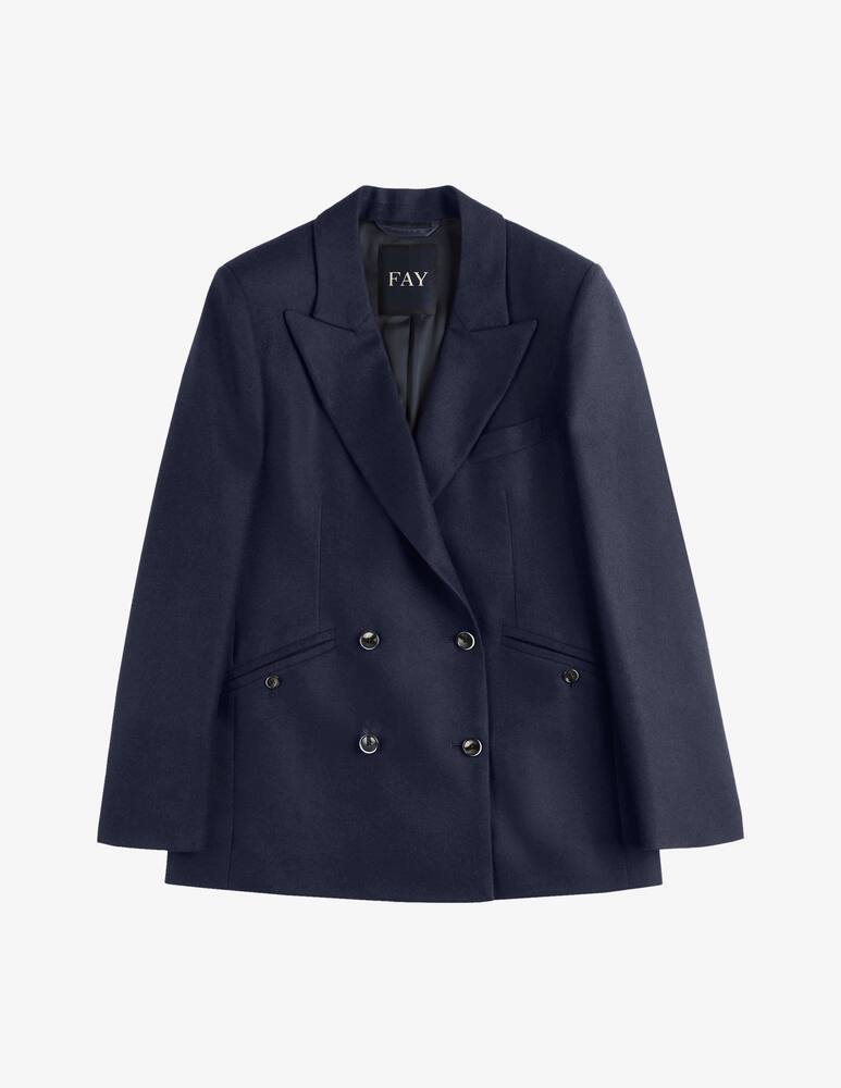 rinascente Fay Double-breasted jacket in wool