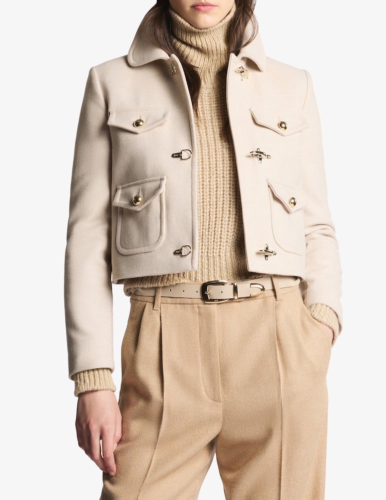 rinascente Fay 3 Ganci in Panno di Lana Mélange