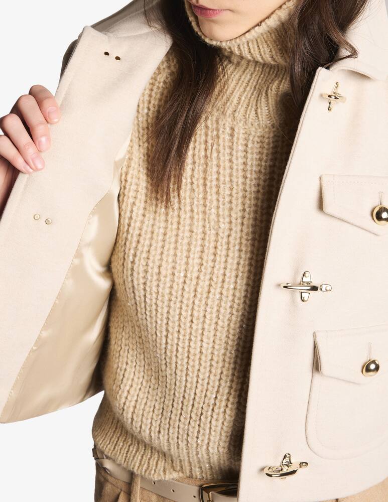 rinascente Fay 3 Ganci in Panno di Lana Mélange