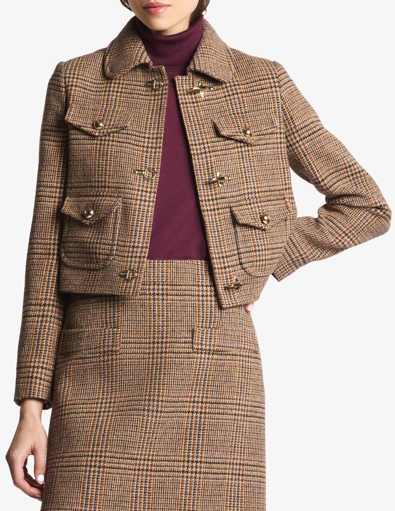 rinascente Fay 3 Ganci in Lana Principe di Galles