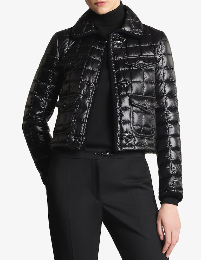 rinascente Fay 3 Ganci in Check Technical Fabric