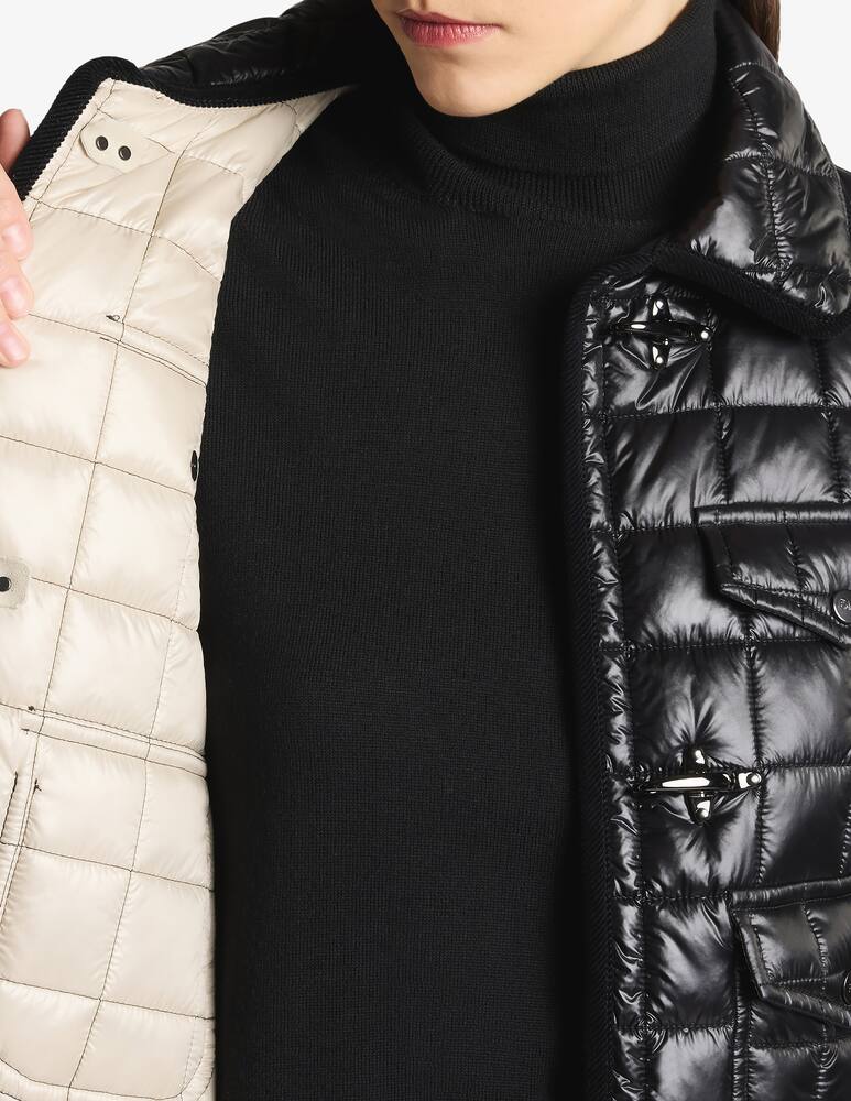 rinascente Fay 3 Ganci in Check Technical Fabric