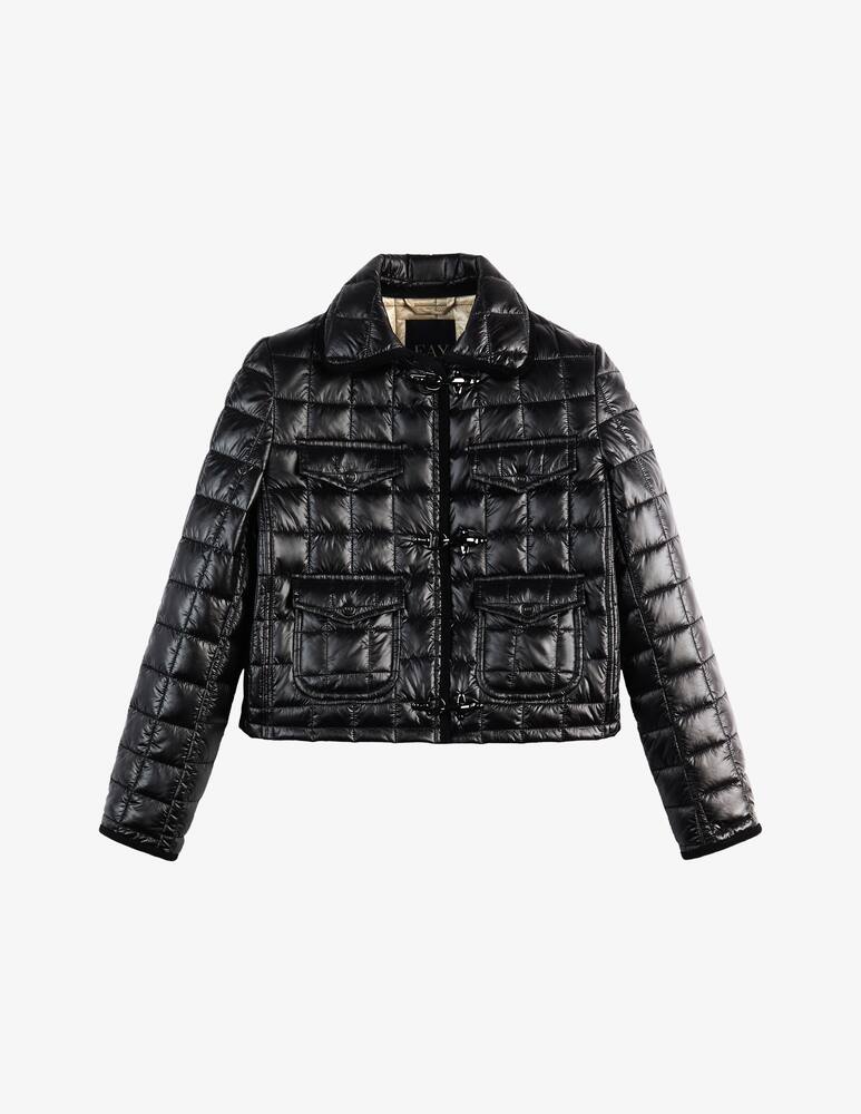 rinascente Fay 3 Ganci in Check Technical Fabric