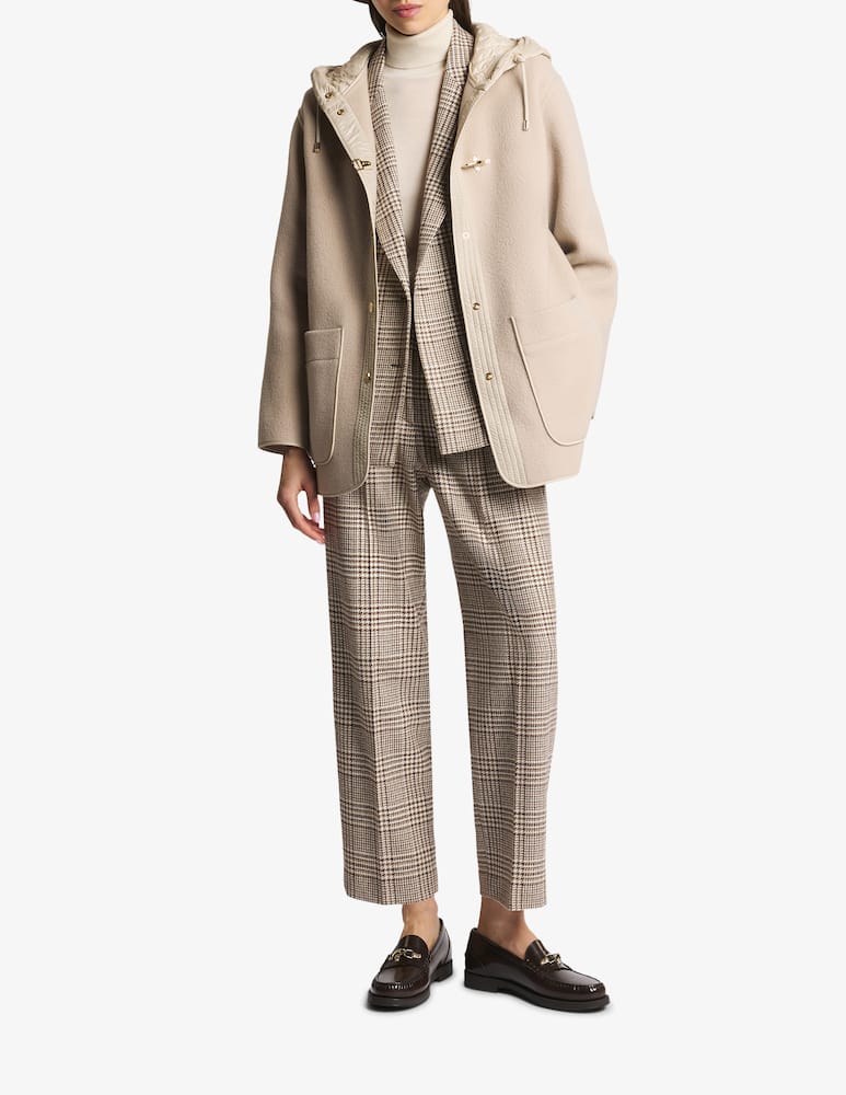 rinascente Fay Bi-material Caban in Wool and Cashmere