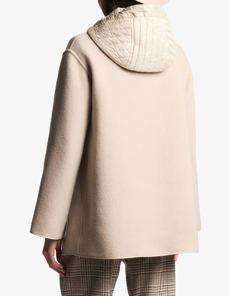 rinascente Fay Bi-material Caban in Wool and Cashmere
